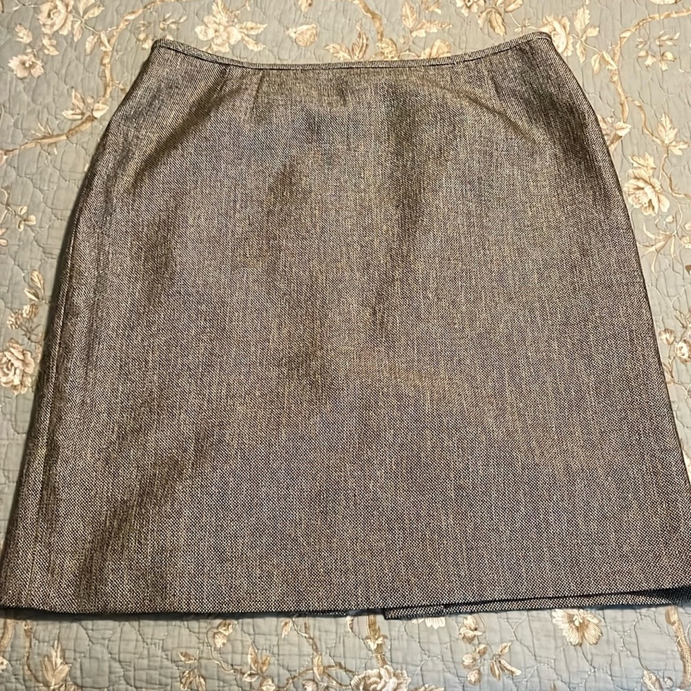 Kasper Brown and Cream Tweed Skirt - 16P - Picture 2 of 5